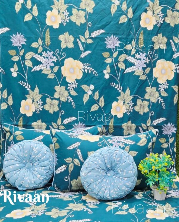 Spin 5pc Cushion Bedsheet set