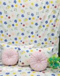 Spin 5pc Round Cushion bedsheet set