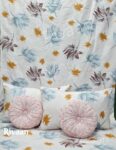 Spin 5pc Round Cushion Bedsheet set