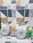 Spin 5pc Round Cushion Bedsheet set