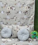 Spin 5pc Round Cushion bedsheet set