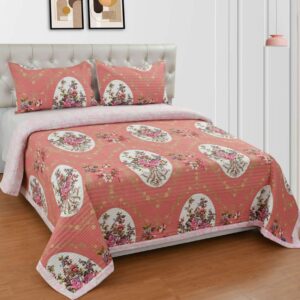 Julia ultrasonic Quilted Reversible Bedcover