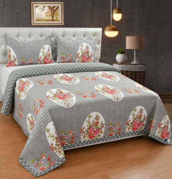 Julia Ultrasonic Quilted Reversible Bedcover