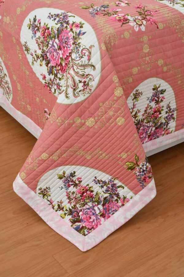 Julia ultrasonic Quilted Reversible Bedcover