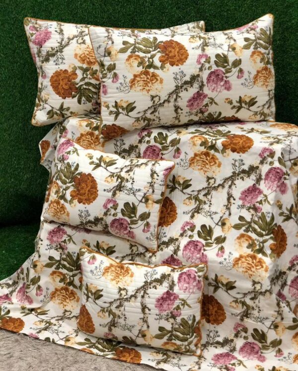 Anokhi Quilted 5pc Bedding set
