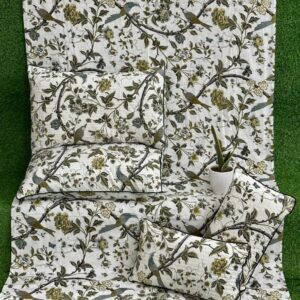 Anokhi Quilted 5pc Bedding set