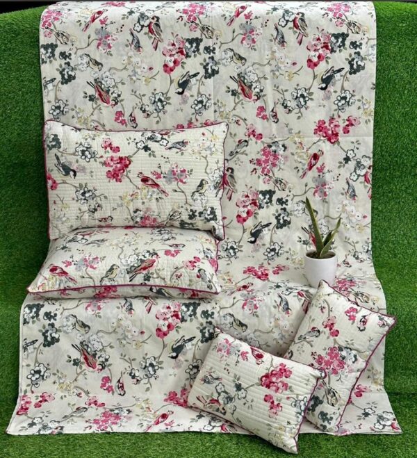 Anokhi Quilted 5pc Bedding set