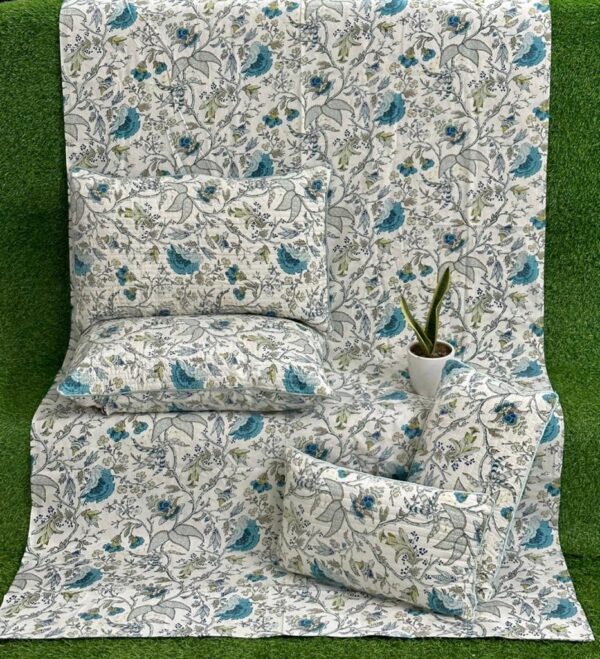 Anokhi Quilted 5pc Bedding set