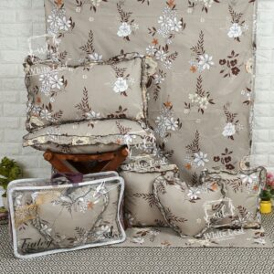 Finley 6pc Frill Heart Cushion Bedsheet set