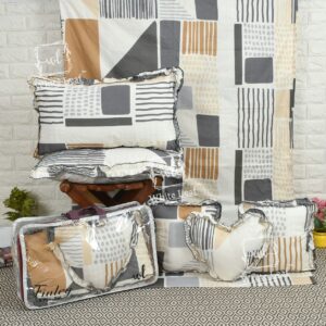 Finley 6pc Frill Heart Cushion Bedsheet set