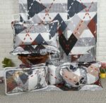 Finley 6pc Frill Heart Cushion Bedsheet set