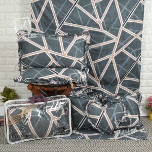 Finley 6pc Frill Heart Cushion Bedsheet set