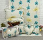 Finley 6pc Frill Heart Cushion Bedsheet set