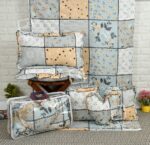 Finley 6pc Frill Heart Cushion Bedsheet set