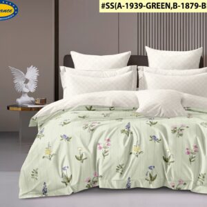 GoyaLD 8pc Reversible Weeding Comforter Bedding Set