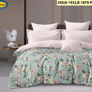 GoyaLD 8pc Reversible Weeding Comforter Bedding Set