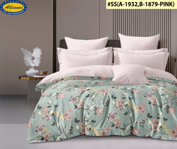 GoyaLD 8pc Reversible Weeding Comforter Bedding Set