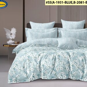 GoyaLD 8pc Reversible Weeding Comforter Bedding Set