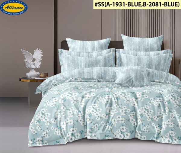 GoyaLD 8pc Reversible Weeding Comforter Bedding Set