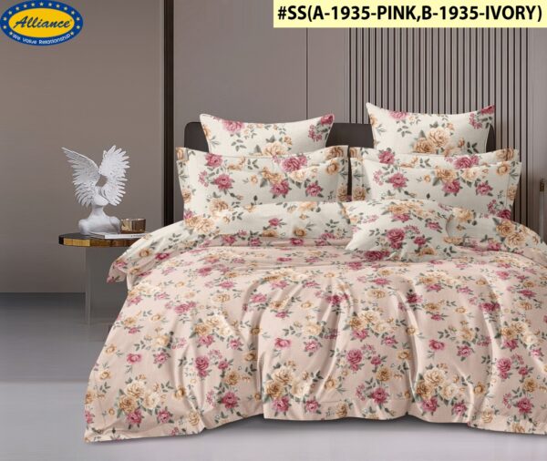 GoyaLD 8pc Reversible Weeding Comforter Bedding Set