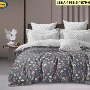 GoyaLD 8pc Reversible Weeding Comforter Bedding Set