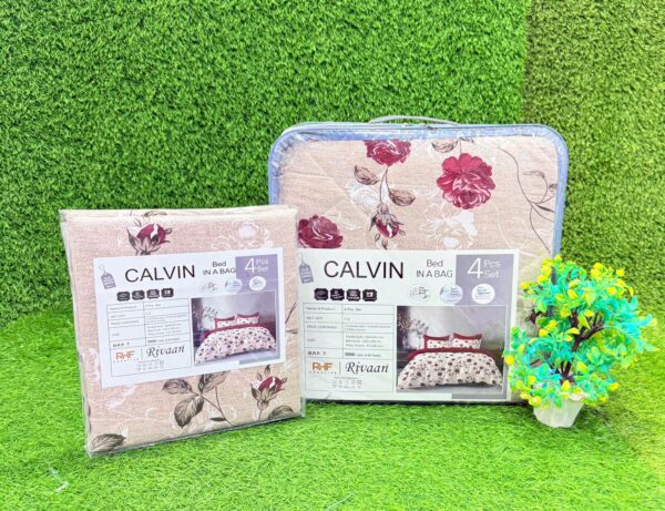 Calvin 4pc Comforter Bedding set