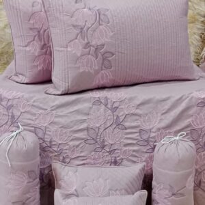 Seven Star beautiful 7pc Embroidery Bedding set
