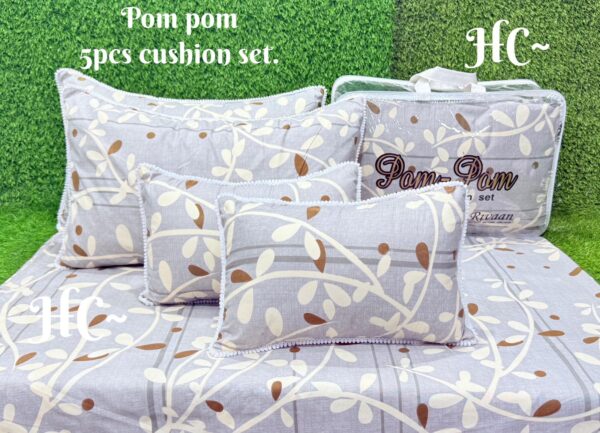 Pom Pom 5pc Bedding set
