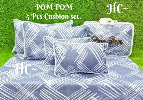 Pom Pom 5pc Bedding set