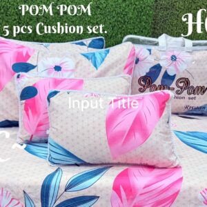 Pom Pom 5pc Bedding set
