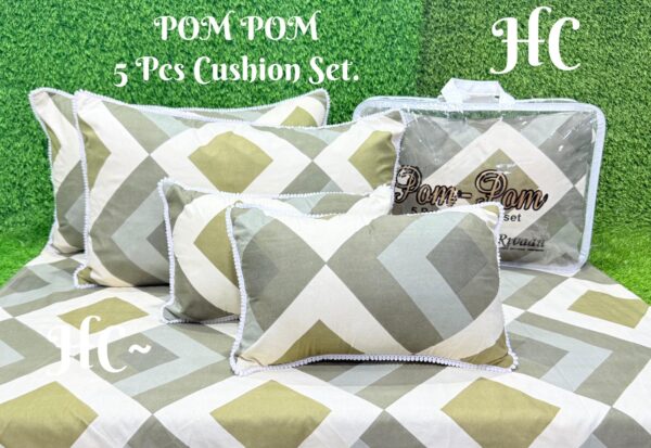 Pom Pom 5pc Bedding set