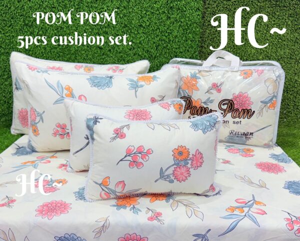 Pom Pom 5pc Bedding set