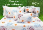Pom pom 5pc Bedding set
