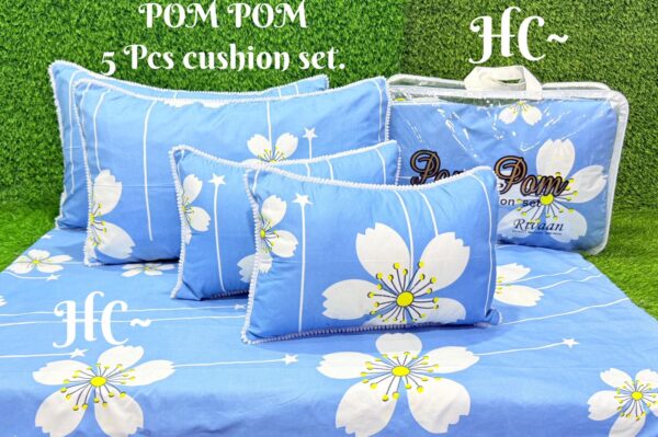 Pom Pom 5pc Bedding set