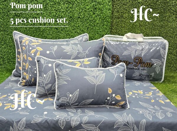 Pom Pom 5pc Bedding set